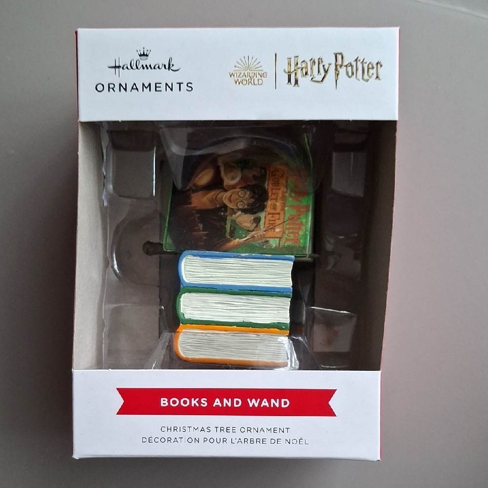 Hallmark Harry Potter Books and Wand